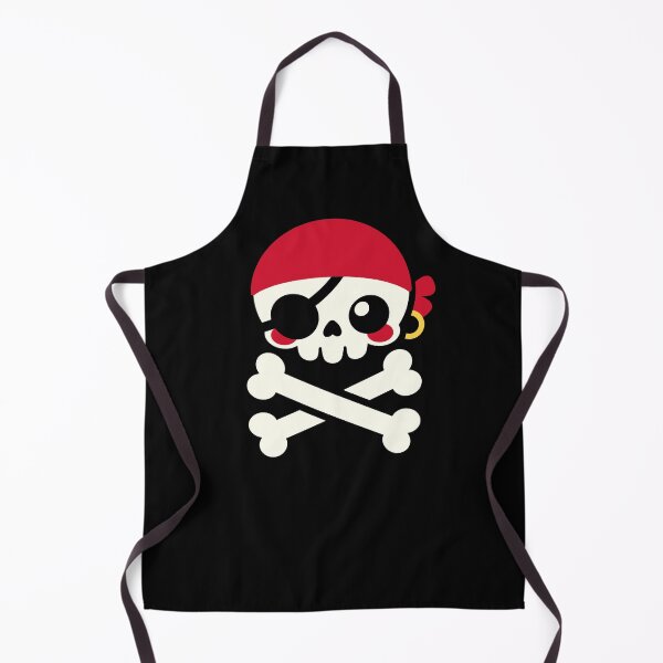 Item preview, Kawaii pirate skull designed and sold by NemiMakeit.