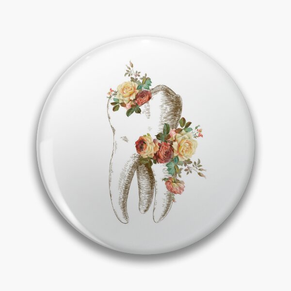 Item preview, Tooth with White and Red Roses - Dental designed and sold by guaka-molly.