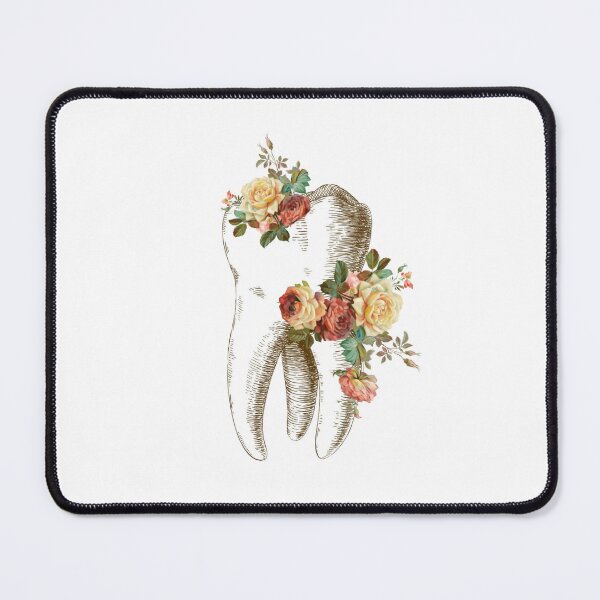 Item preview, Tooth with White and Red Roses - Dental designed and sold by guaka-molly.