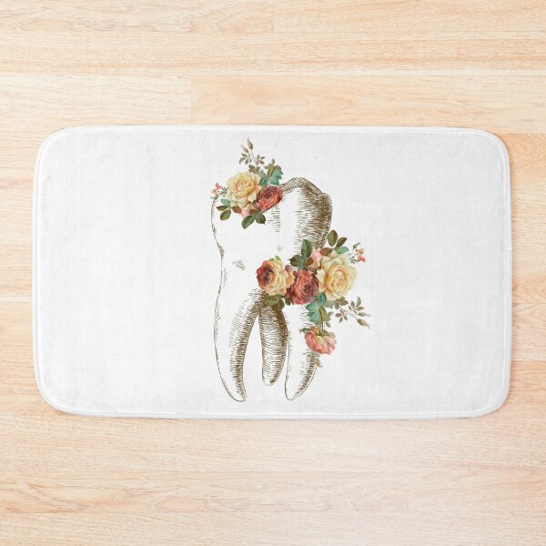 Item preview, Tooth with White and Red Roses - Dental designed and sold by guaka-molly.