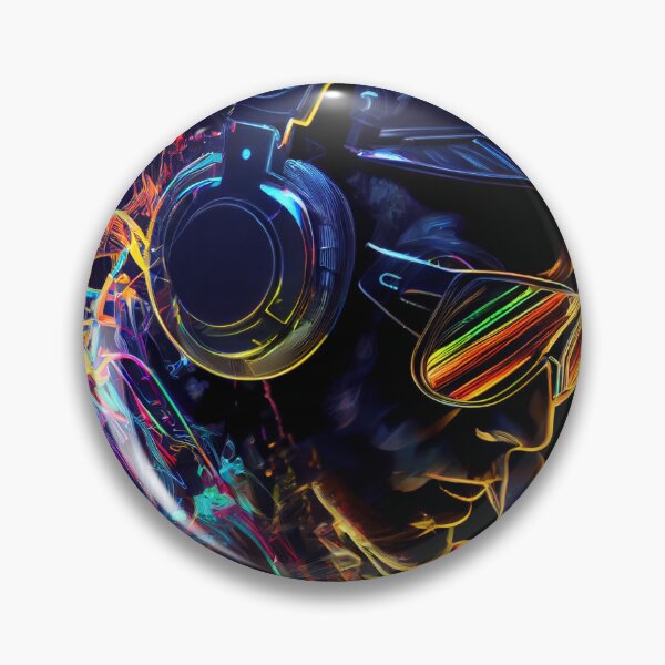 Item preview, Neon DJ artist designed and sold by LoewenDesigns.