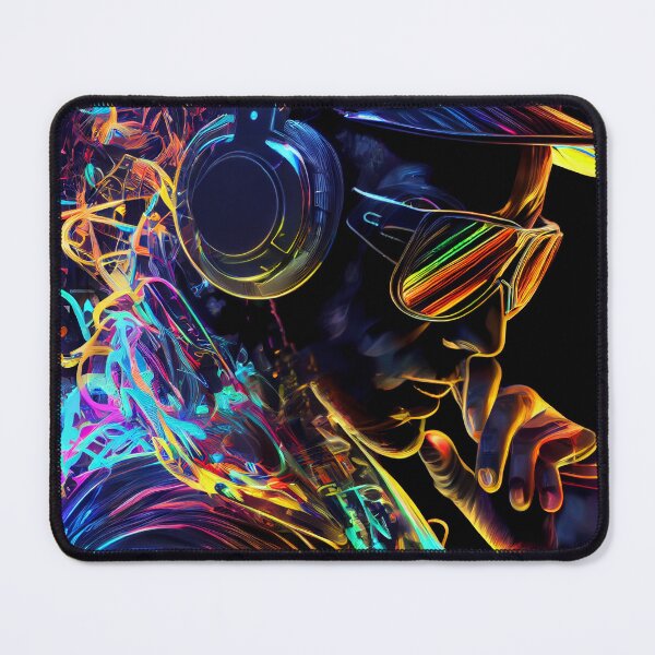 Item preview, Neon DJ artist designed and sold by LoewenDesigns.