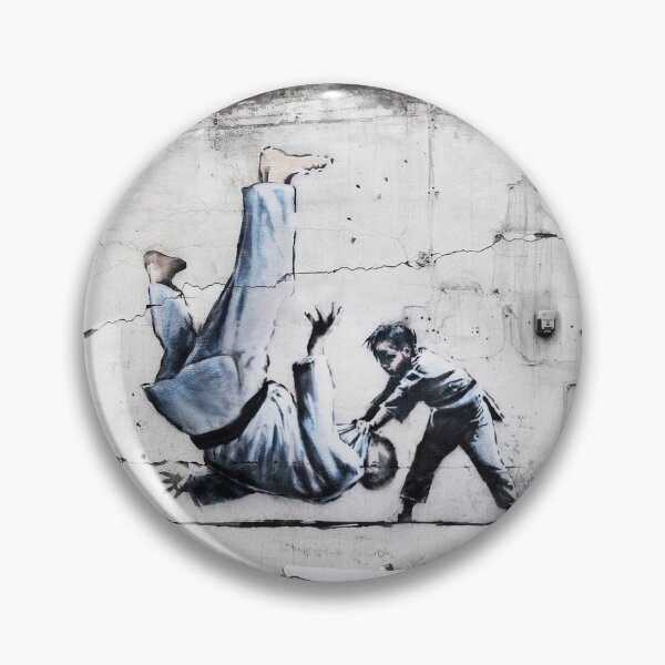 Item preview, Banksy Ukraine Judo - Putin Parody - David vs. Goliath designed and sold by WE-ARE-BANKSY.