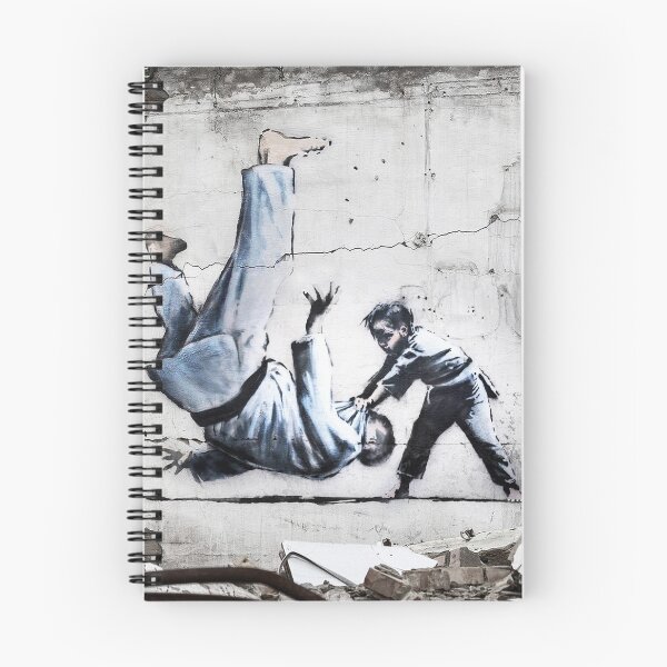 Item preview, Banksy Ukraine Judo - Putin Parody - David vs. Goliath designed and sold by WE-ARE-BANKSY.