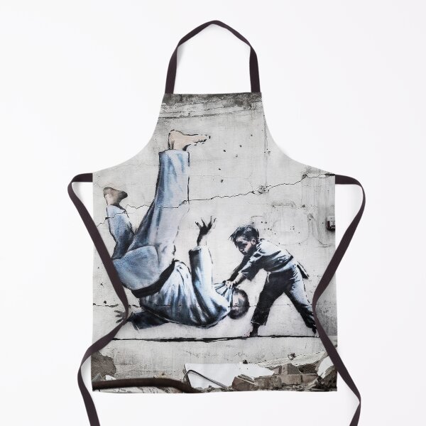 Item preview, Banksy Ukraine Judo - Putin Parody - David vs. Goliath designed and sold by WE-ARE-BANKSY.