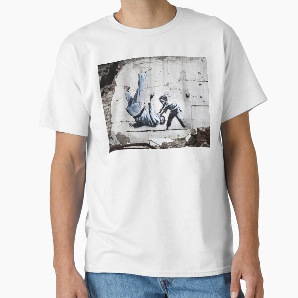 Item preview, Banksy Ukraine Judo - Putin Parody - David vs. Goliath designed and sold by WE-ARE-BANKSY.