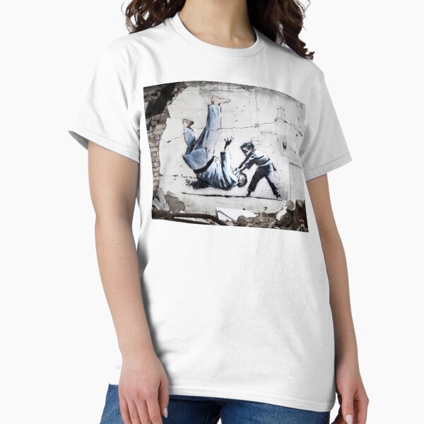 Item preview, Banksy Ukraine Judo - Putin Parody - David vs. Goliath designed and sold by WE-ARE-BANKSY.