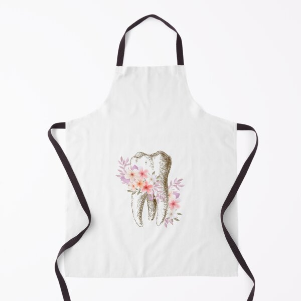 Item preview, Tooth with Pink and Purple Flowers - Dental designed and sold by guaka-molly.