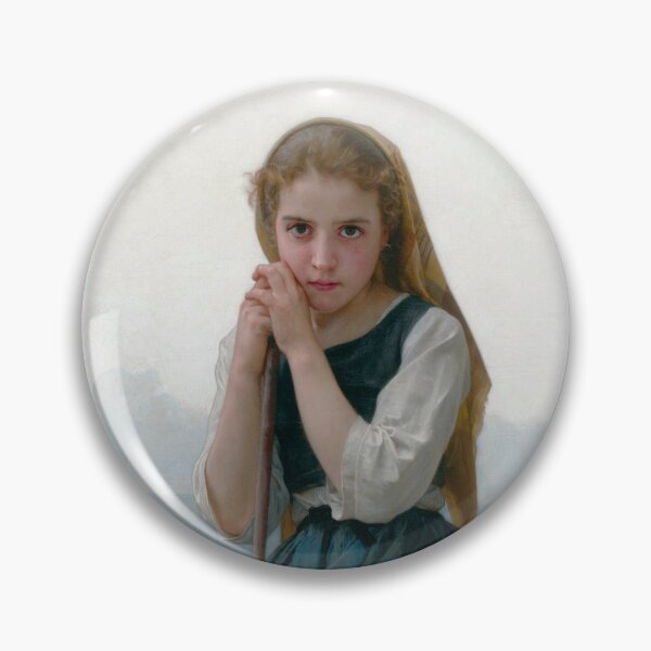 Item preview, The Little Shepherdess (1891) - William Bouguereau designed and sold by SALON DES ARTS.