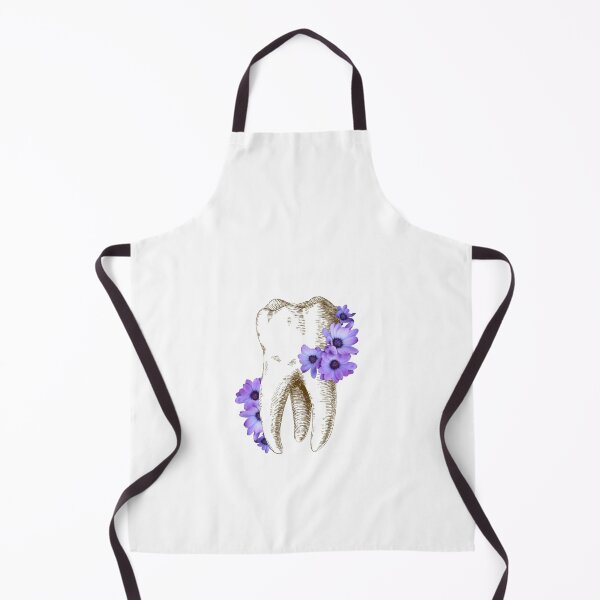 Item preview, Tooth with Purple Flowers - Dental designed and sold by guaka-molly.