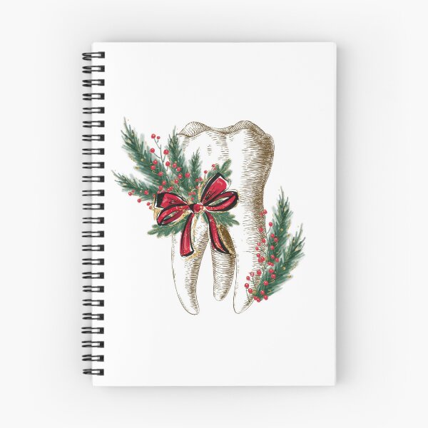 Item preview, Tooth with Christmas Flowers - Dental designed and sold by guaka-molly.