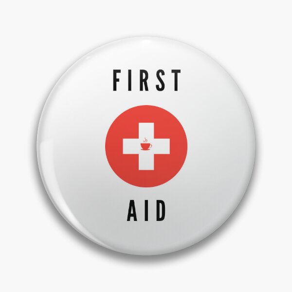 Item preview, Coffee is my First Aid - Red designed and sold by CryptoMemesRB.