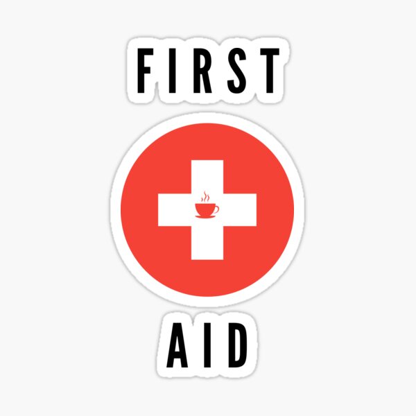 Item preview, Coffee is my First Aid - Red designed and sold by CryptoMemesRB.