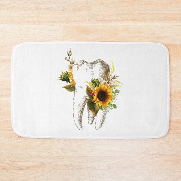 Item preview, Tooth with Sunflowers - Dental designed and sold by guaka-molly.