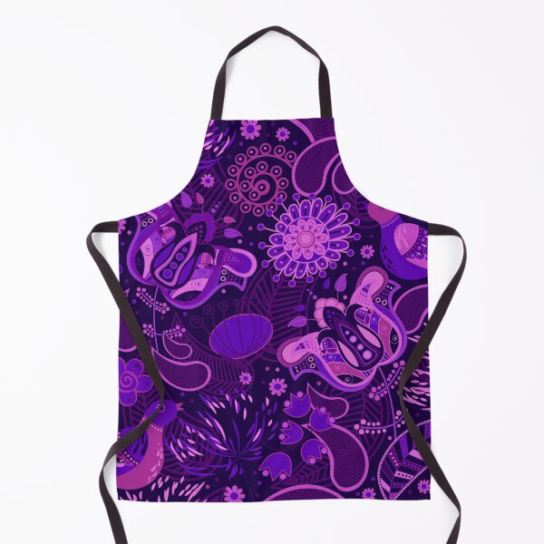 Item preview, Purple Paisley Garden with Botanicals, Flowers and Birds designed and sold by OutshineAll.