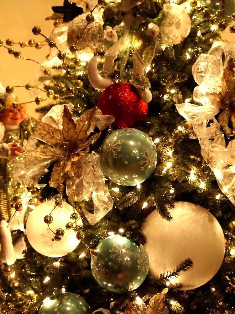 Thumbnail 2 of 2, Greeting Card, Christmas Decorations on the Tree designed and sold by douglasewelch.