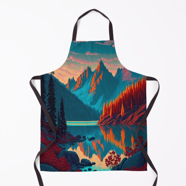 Item preview, A beautiful mountain lake artwork designed and sold by ArtistMark00.