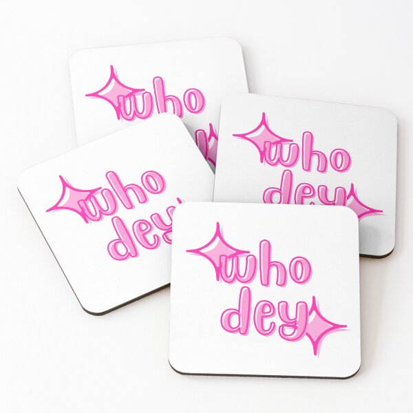 Item preview, Girly Who Dey Pink Outline Bengals designed and sold by PreppyPalace.