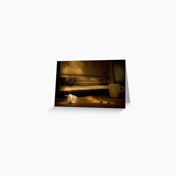 Radio Electricity Greeting Card