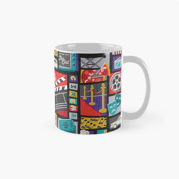 Item preview, Movie night // black background film and cinema motifs designed and sold by SelmaCardoso.