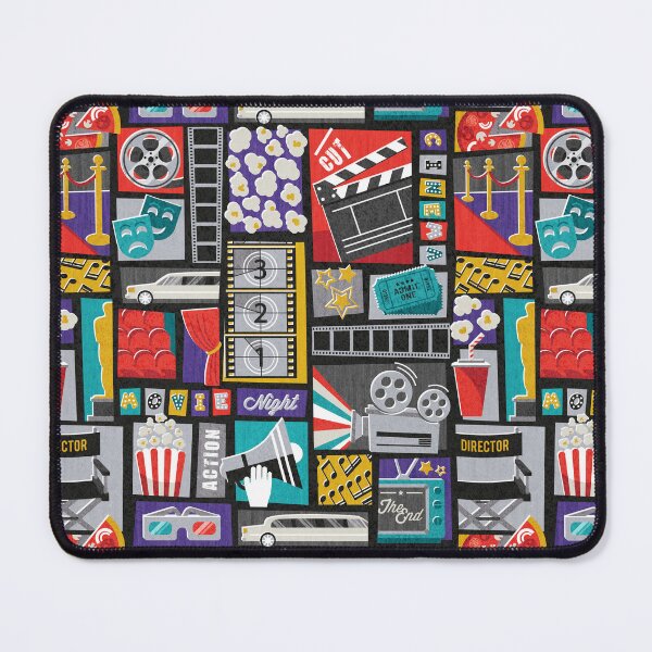 Item preview, Movie night // black background film and cinema motifs designed and sold by SelmaCardoso.