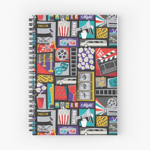 Item preview, Movie night // black background film and cinema motifs designed and sold by SelmaCardoso.