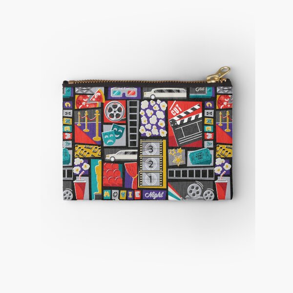 Item preview, Movie night // black background film and cinema motifs designed and sold by SelmaCardoso.