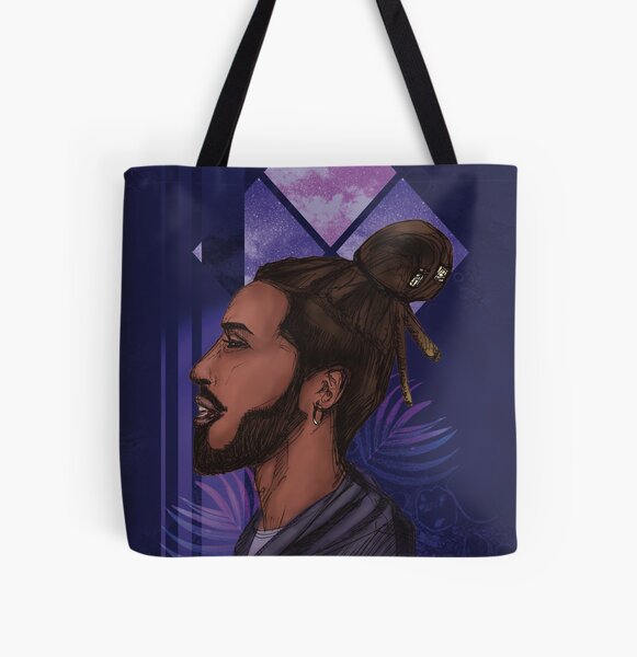 Afrowaves All Over Print Tote Bag