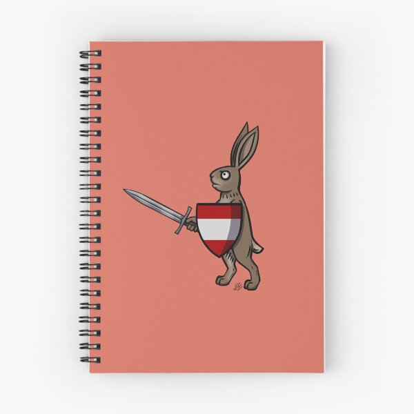 Item preview, Medieval Marginalia Bunny: Sword and Shield (Austria) designed and sold by faejala.