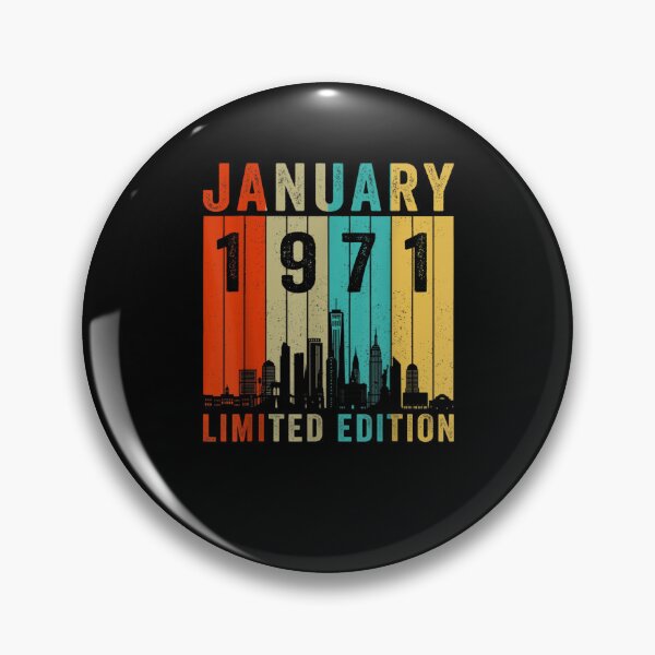 Item preview, Vintage January 1971 Limited Edition 52nd Birthday Boys Men designed and sold by M7MED12.