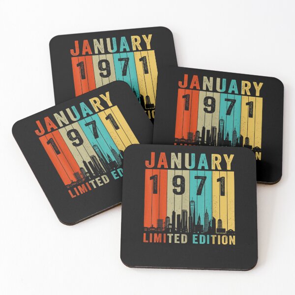 Item preview, Vintage January 1971 Limited Edition 52nd Birthday Boys Men designed and sold by M7MED12.