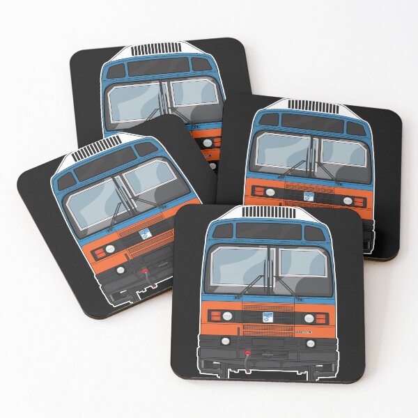 Item preview, BRE Leyland National RAILBUS R3 Northern Ireland 80s Retro Illustration designed and sold by BFXIII.