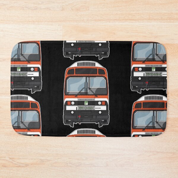 Item preview, BRE Leyland National RAILBUS R3 RDB977020 80s Retro Illustration designed and sold by BFXIII.