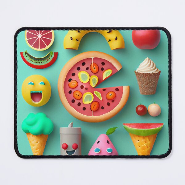 Item preview, Fun Food Collection Clay Digital Painting designed and sold by CodeAndColors.