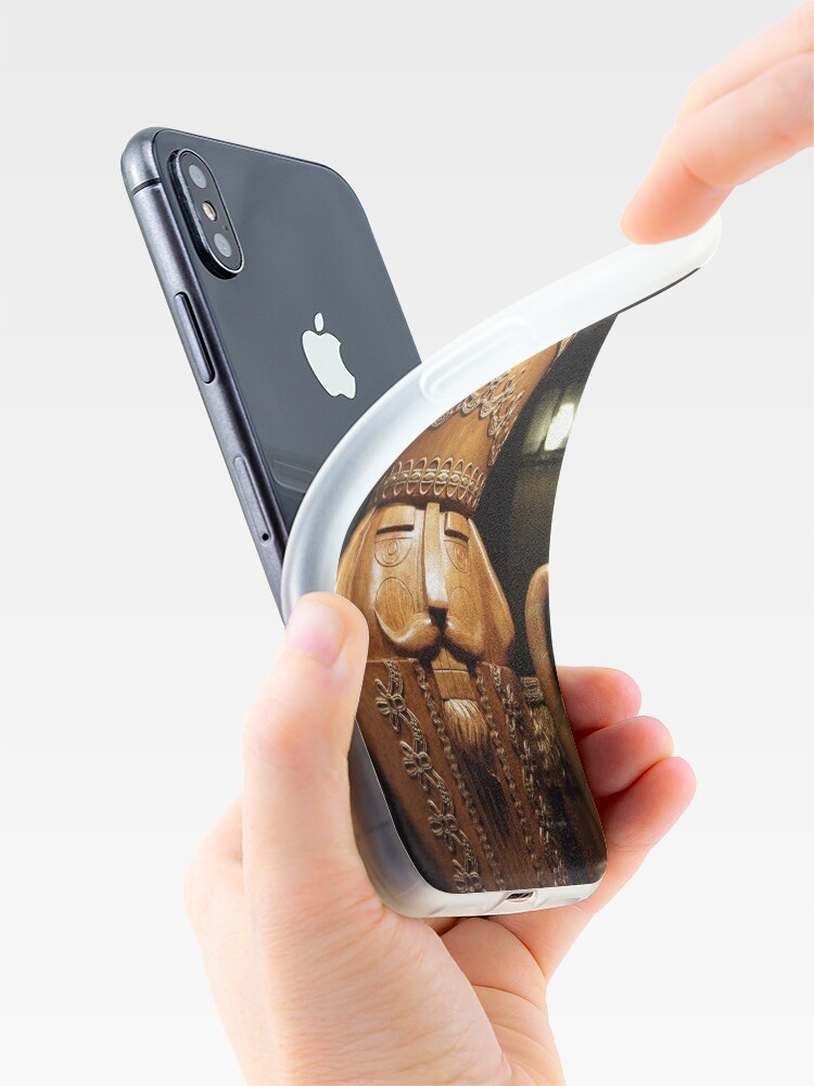 Alternate view of Wooden Nutcracker for Christmas 2 iPhone Case & Cover