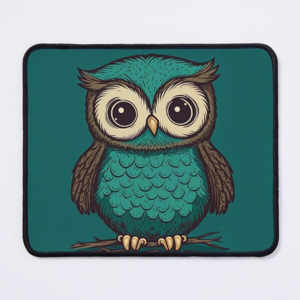 Item preview, Cute Baby Owl Vector Graphic Art designed and sold by randrdesign.
