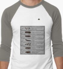 Bristol Stool Chart BINGO! Men's Baseball ¾ T-Shirt