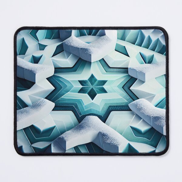 Item preview, Cartoon 3D Winter Snowflake Pattern Digital Painting designed and sold by CodeAndColors.