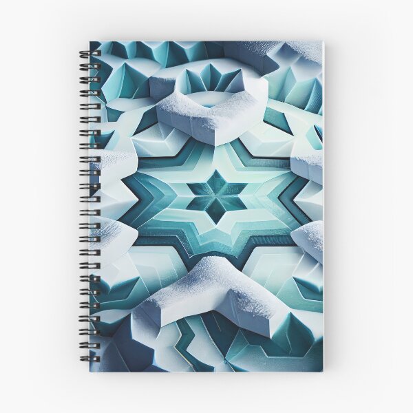 Item preview, Cartoon 3D Winter Snowflake Pattern Digital Painting designed and sold by CodeAndColors.