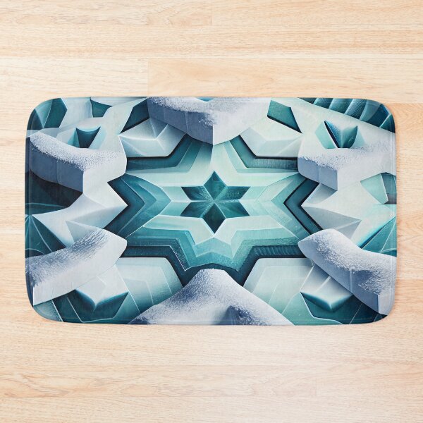 Item preview, Cartoon 3D Winter Snowflake Pattern Digital Painting designed and sold by CodeAndColors.