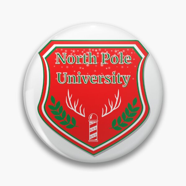 Artikelvorschau, North Pole University Design Weihnachtsferien entworfen und verkauft von ShirtsSoGood.