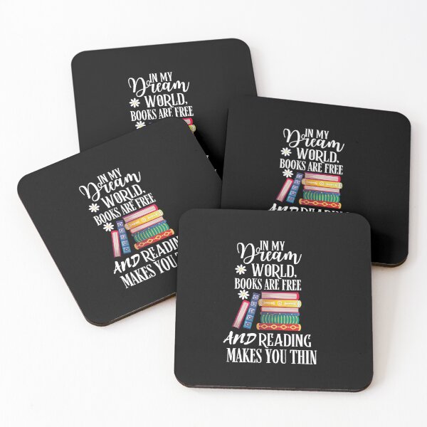 Item preview, In My Dream World Books Are Free And Reading Makes You Thin designed and sold by thedazzlingmonk.