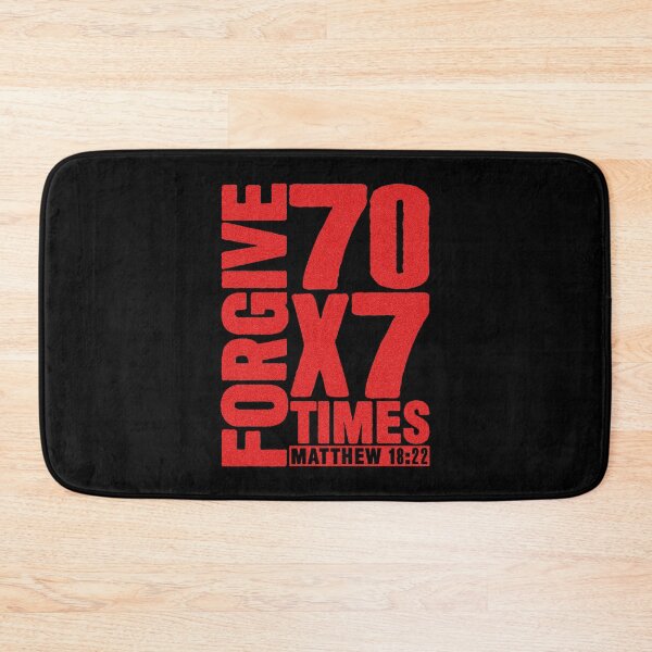 Item preview, Forgive 70 x 7 Times - Matthew 18:22 designed and sold by plushism.