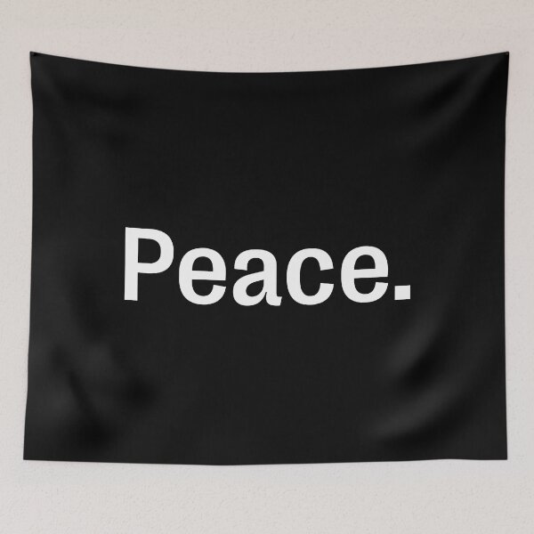 Item preview, Peace - White text designed and sold by LeGrizou.