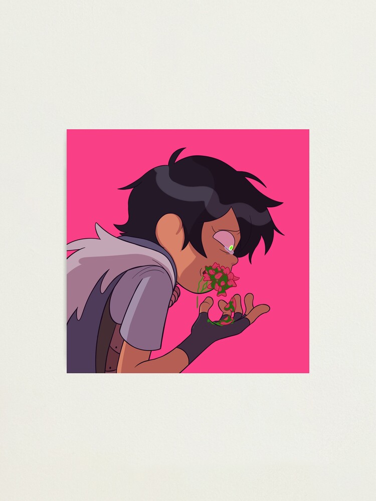 Marcy Wu Hanahaki Amphibia (pink background)