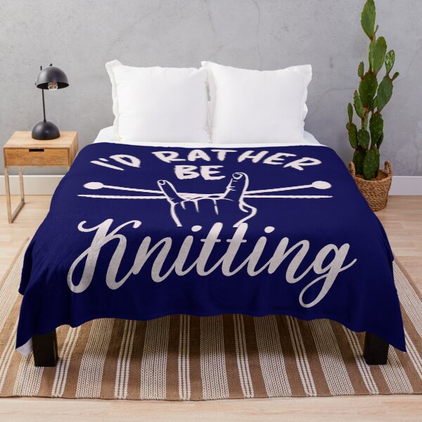 Item preview, I'd Rather Be Knitting - Outdoor Design designed and sold by DerekJSmith.