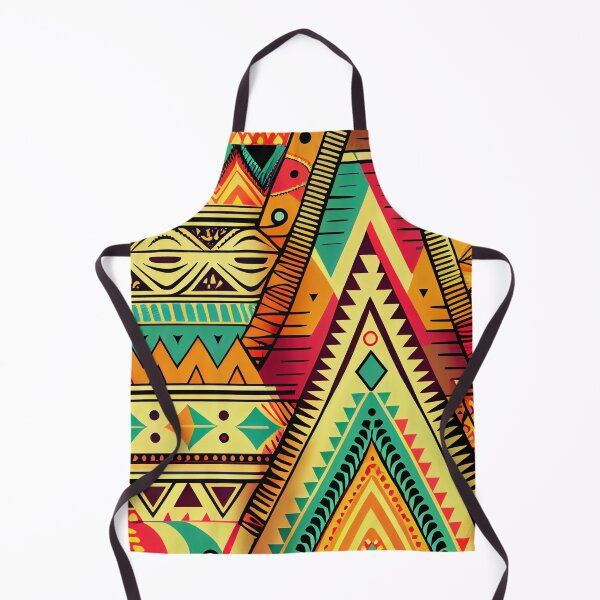 Item preview, Vintage Tribal Colorful Pattern Digital Painting designed and sold by CodeAndColors.