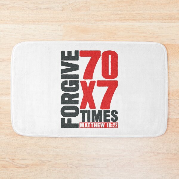 Item preview, Forgive 70 x 7 Times - Matthew 18:22 designed and sold by plushism.