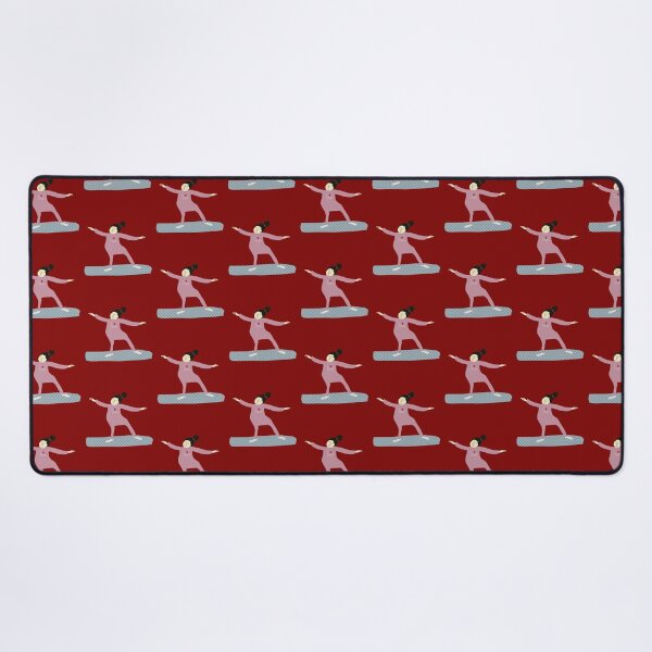 Item preview, Lovely I Love Yoga Woman Yoga Practice Yoga Mat Illustration designed and sold by wenjunior.