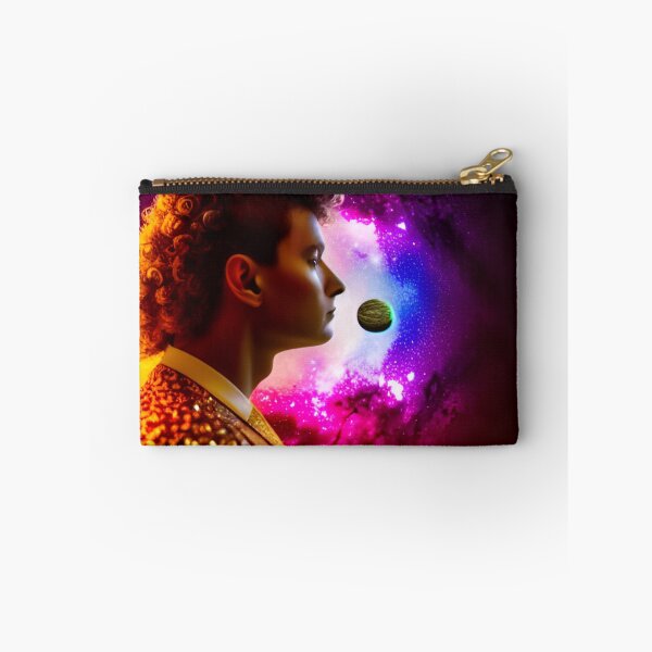 Item preview, hyper detailed close-up portrait of male mythical creature covered in rococo flower  key sage very dramatic vibrant color  lighting designed and sold by Design Repo.